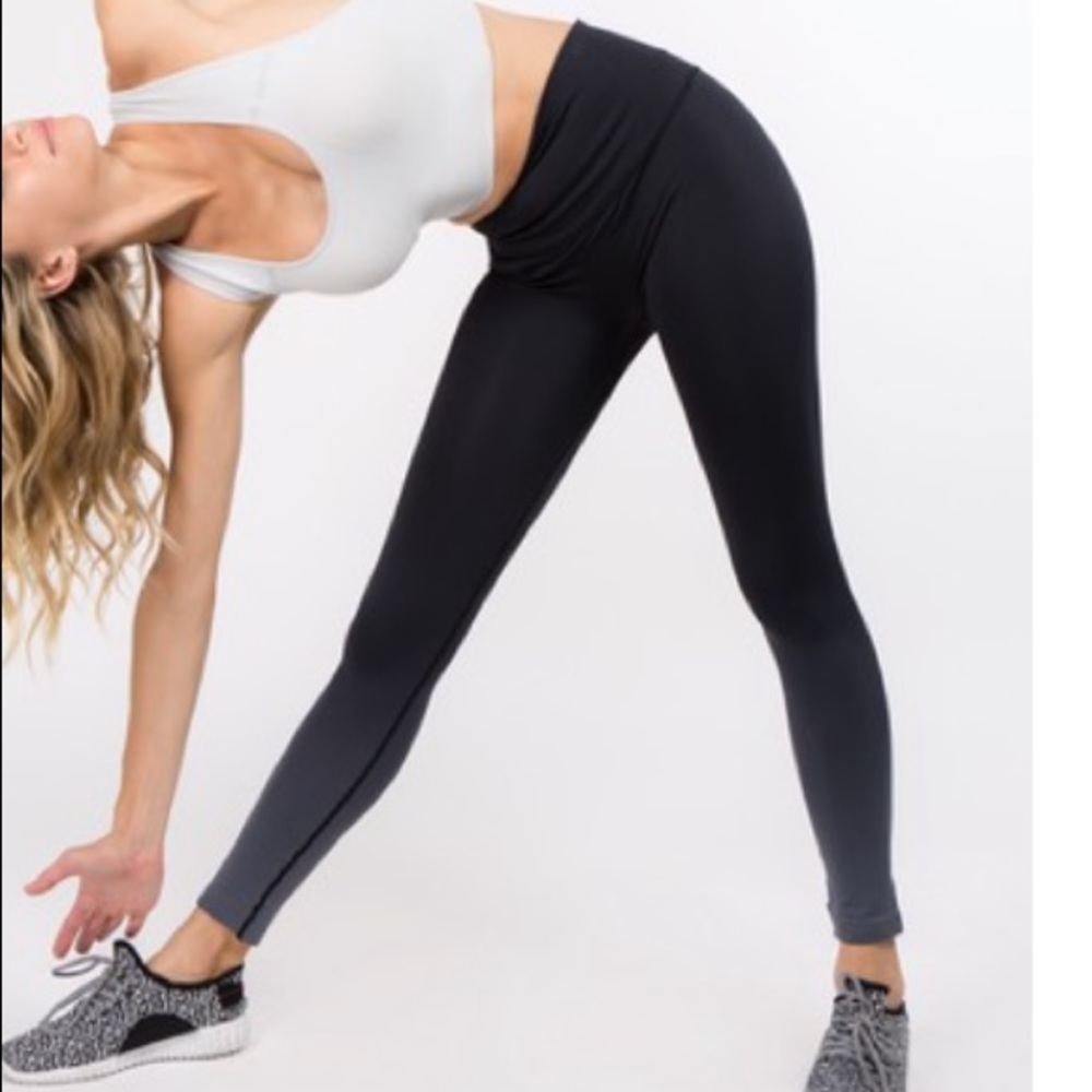 Ombré Style Compression Leggings High Waisted rise